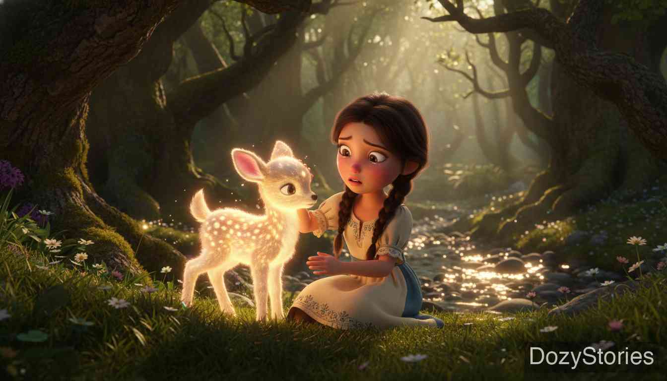 小哥哥和小姐姐 - 格林兄弟 - 童话故事插画