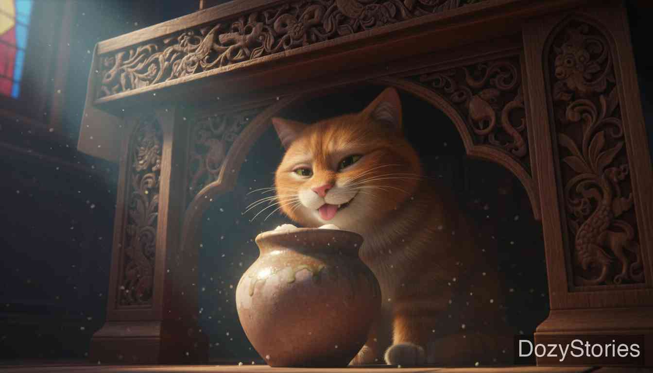 猫和老鼠合伙 - 格林兄弟 - 童话故事插画