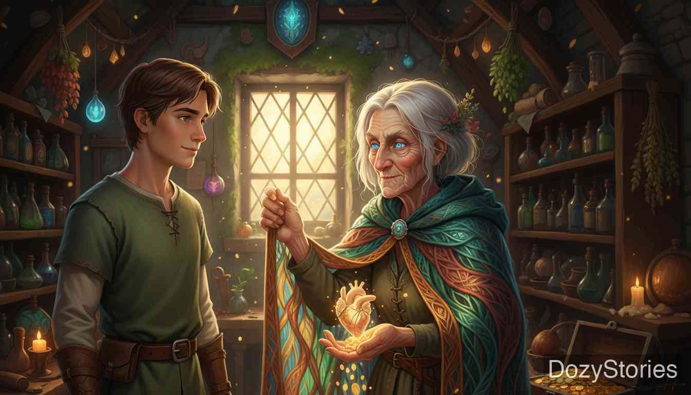 驴与卷心菜 - 格林兄弟 - 童话故事插画