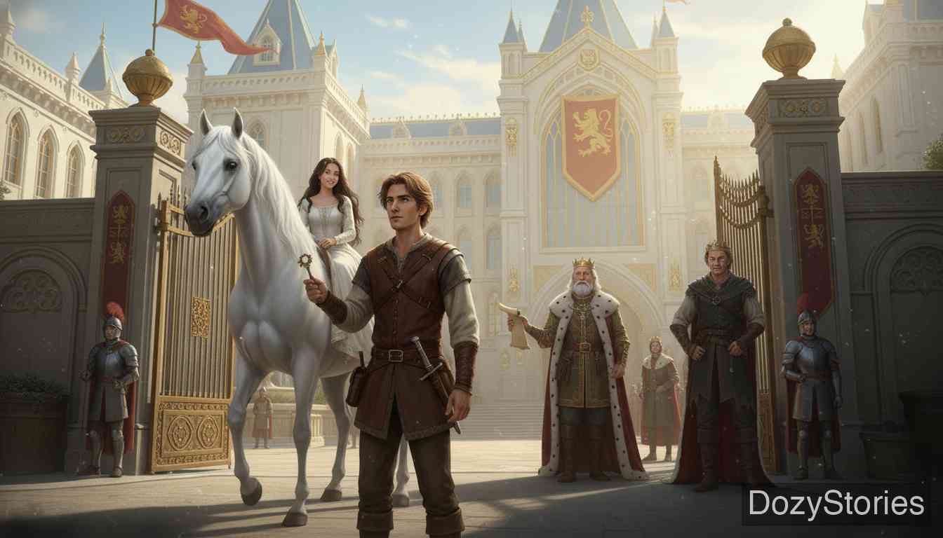 忠诚的斐迪南 - 公主醒来后要求取回遗落的文书。斐迪南再次出海,途中不慎将笔掉入湖中,幸得长笛召唤大鱼帮忙找回,顺利完成了任务。 - 场景插画 4