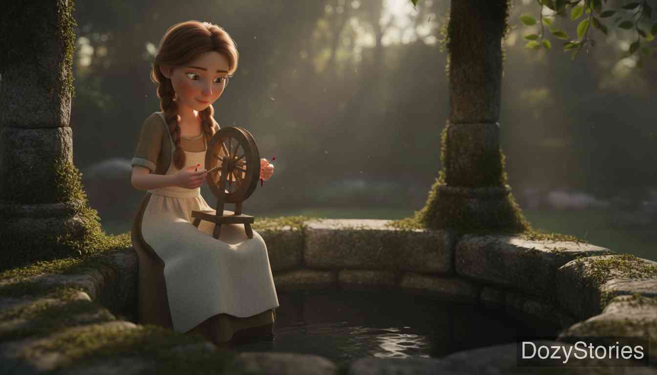 霍勒大妈 - 格林兄弟 - 童话故事插画