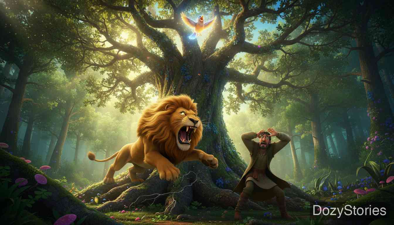 会唱会跳的小百灵鸟 - 格林兄弟 - 童话故事插画