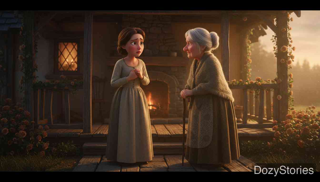 换生灵 - 苦恼的母亲向邻居寻求帮助和建议。 - 场景插画 2