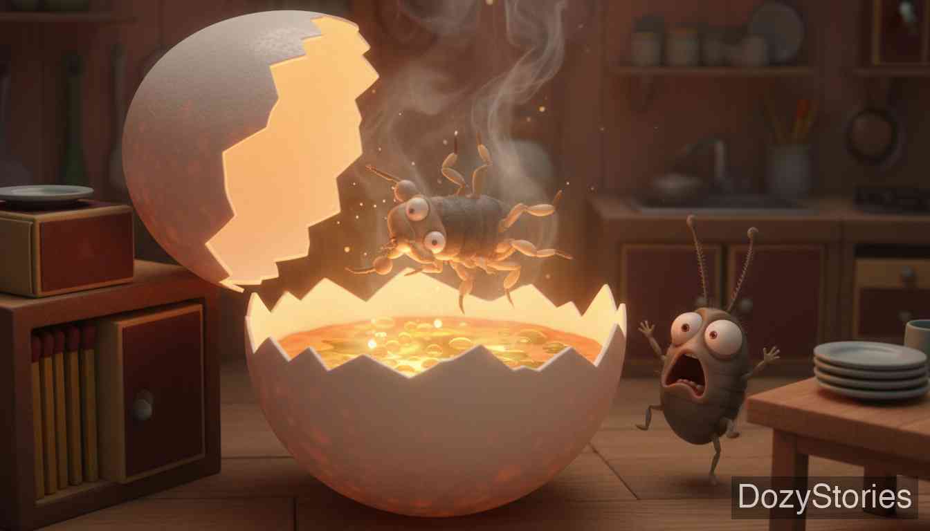 虱子和跳蚤 - 格林兄弟 - 童话故事插画