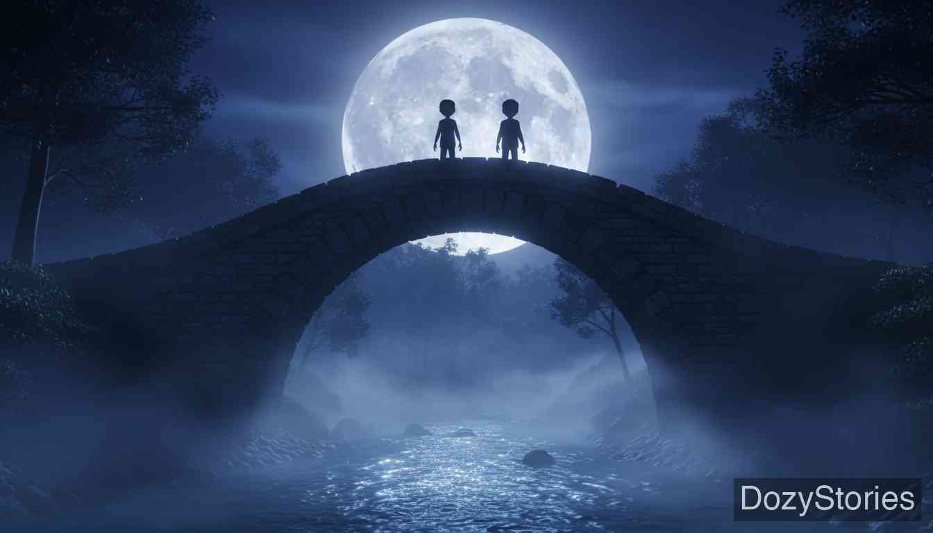 The Singing Bone - In a fit of envy, the elder brother murders the younger while crossing a bridge and steals the credit for the hunt. - Scene Illustration 3