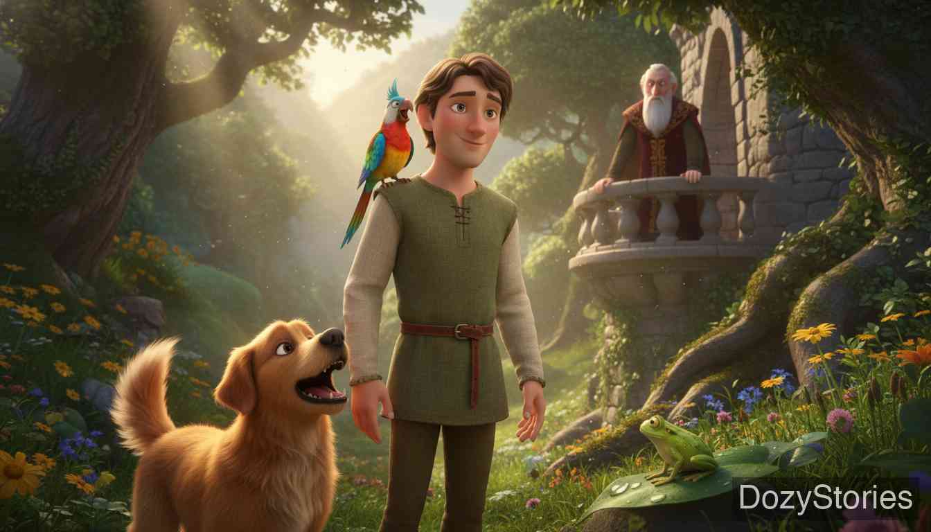 三种语言 - 格林兄弟 - 童话故事插画