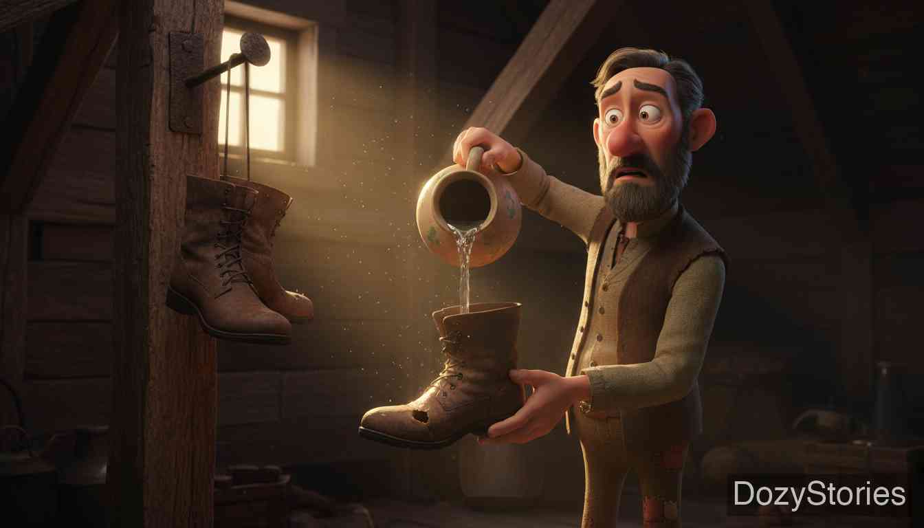 森林里的三个小矮人 - 格林兄弟 - 童话故事插画