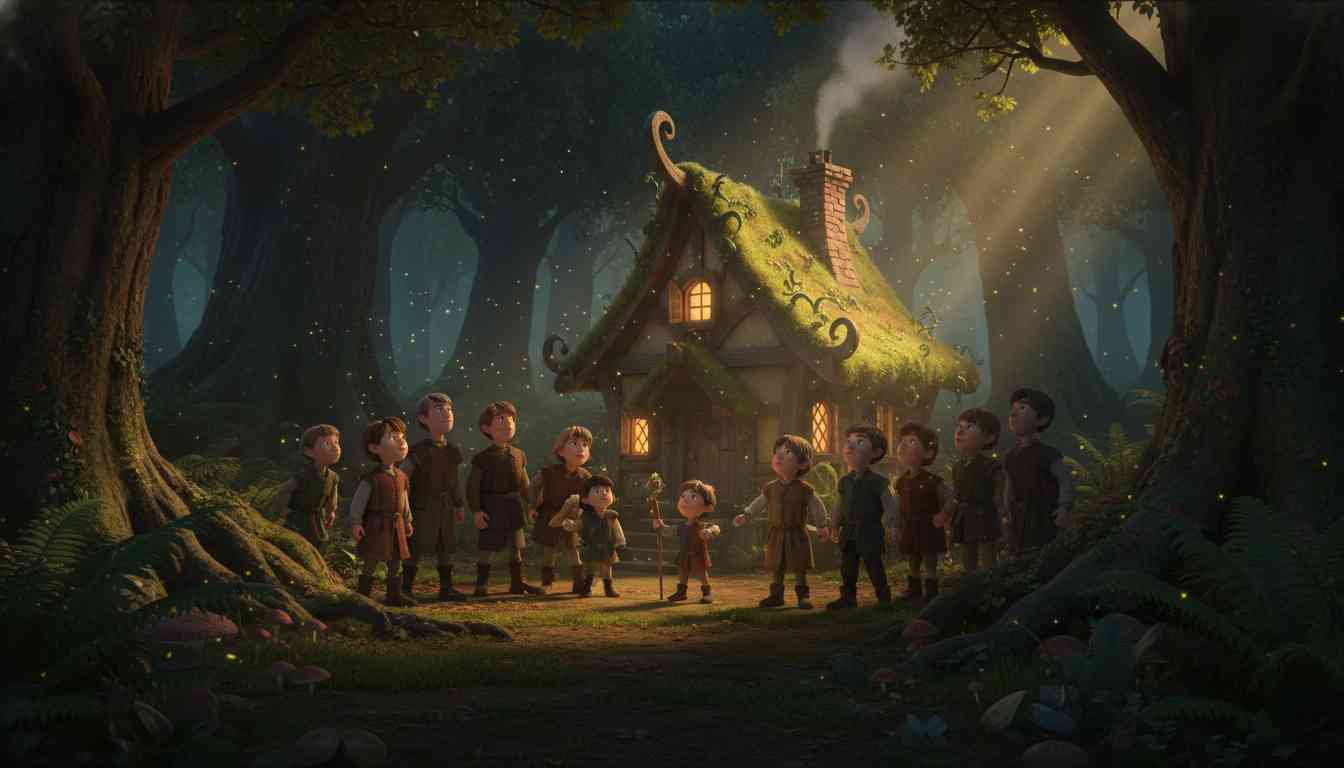 十二兄弟 - 格林兄弟 - 童话故事插画