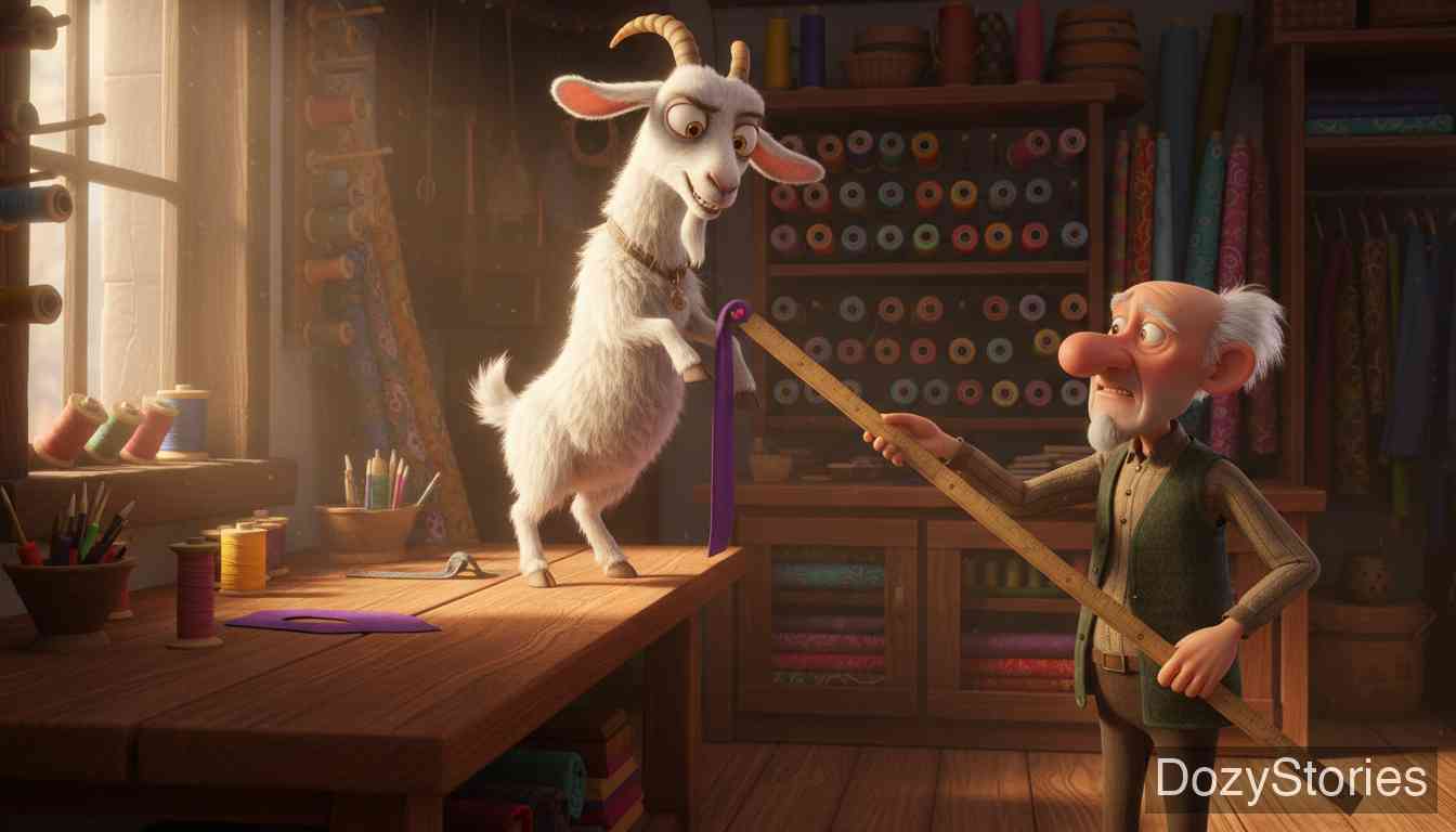 桌子、金驴和口袋里的棍子 - 格林兄弟 - 童话故事插画